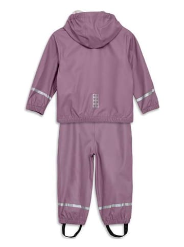 LEGO 2-delige regenoutfit paars