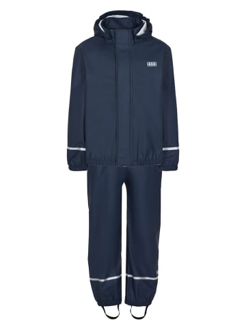 LEGO 2-delige regenoutfit donkerblauw