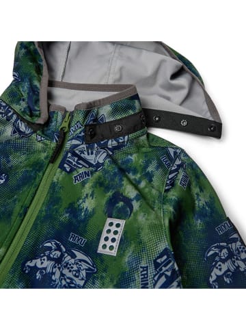 LEGO Softshelljacke in Grün/ Dunkelblau