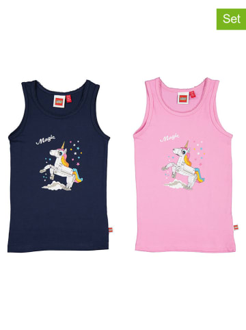 LEGO 2er-Set: Tops in Dunkelblau/ Rosa