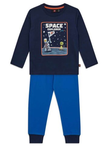 LEGO Pyjama donkerblauw/blauw