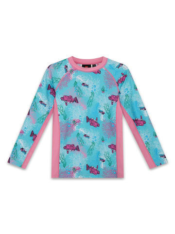 LEGO Zwemshirt turquoise/lichtroze