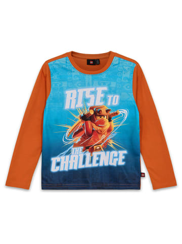 LEGO Longsleeve in Orange/ Blau
