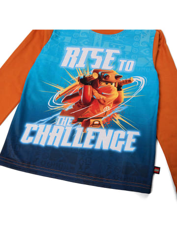 LEGO Longsleeve oranje/blauw