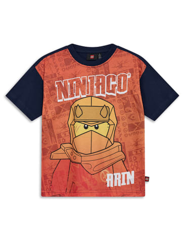 LEGO Shirt in Dunkeblau/ Orange