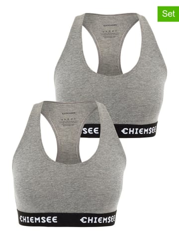 Chiemsee 2-delige set: sportbeha's grijs