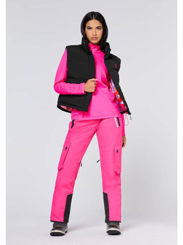 Chiemsee Doorgestikte bodywarmer zwart