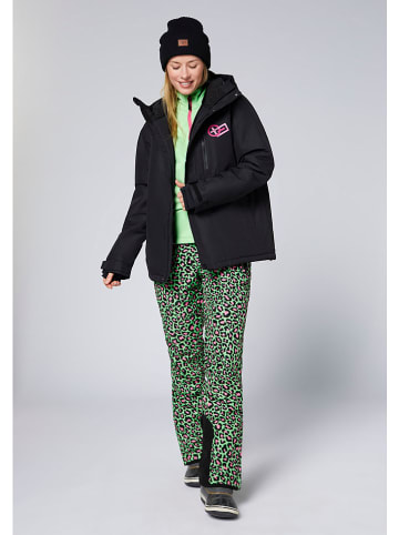 Chiemsee Fleece trui groen/roze