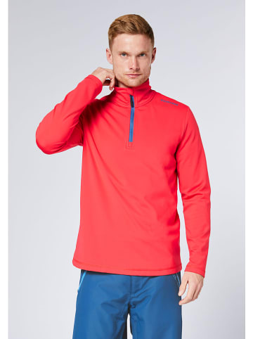 Chiemsee Fleece trui rood/blauw