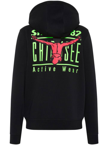 Chiemsee Sweatjacke "Early Bird" in Schwarz