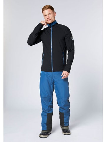 Chiemsee Fleecejacke in Schwarz/ Blau