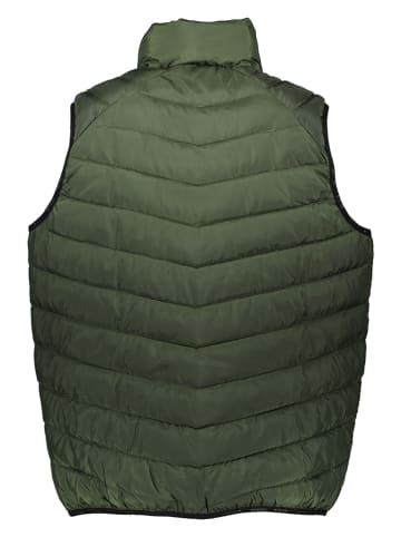 Chiemsee Doorgestikte bodywarmer groen