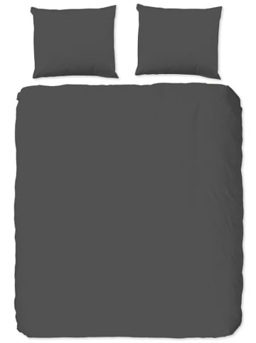 Hip Komplet pościeli satynowej w kolorze szarym