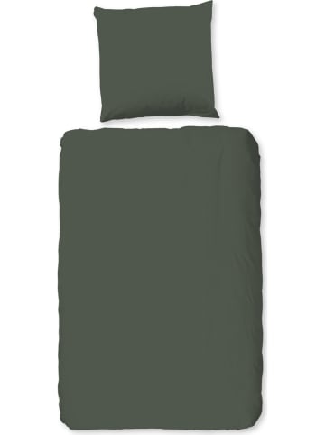 Hip Satin-Bettwäsche-Set in Grün