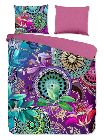 Hip Satin-Bettwäsche-Set "Raeni" in Bunt