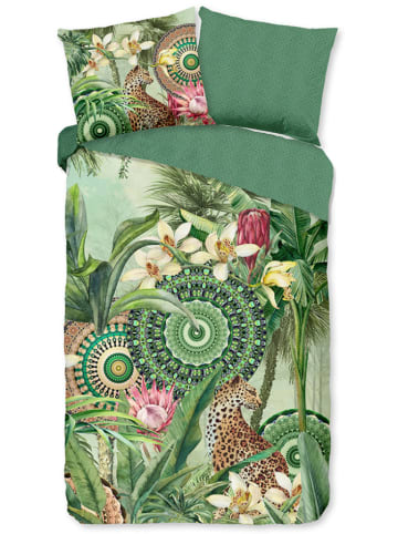 Hip Satin-Bettwäsche-Set "Abhita" in Grün