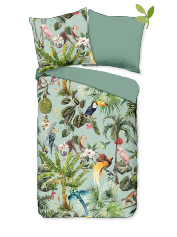 Descanso Satin-Bettwäsche-Set "Ignadi" in Grün