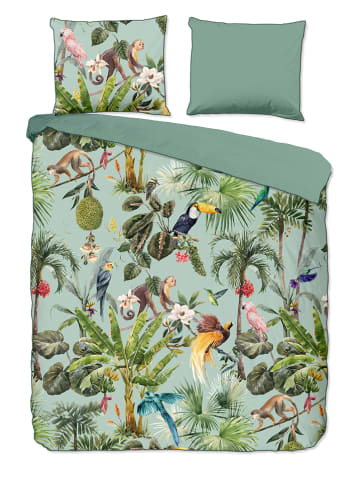 Descanso Satijnen beddengoedset "Ignadi" groen