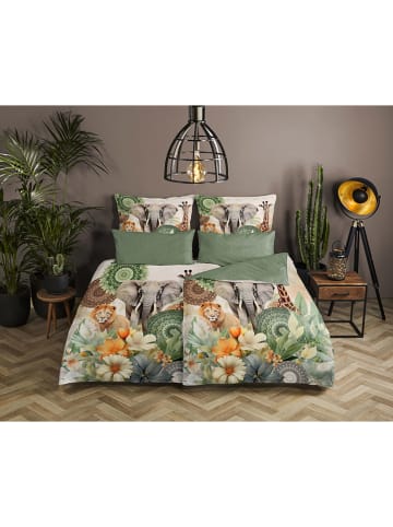 Hip Satijnen kussensloop "Sagadar" groen