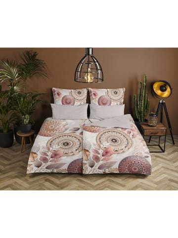 Hip Satin-Kissenbezug "Afina" in Hellgrau