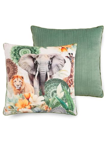 Hip Kussen "Sagadar" groen/geel