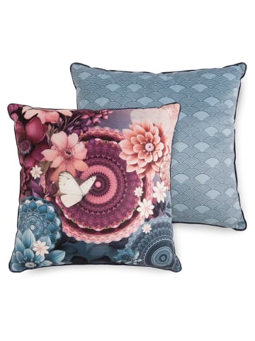 Hip Kissen "Asher" in Blau/ Lila