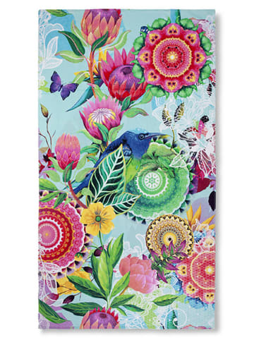 Hip Ręcznik plażowy "Chess" w kolorze błękitnym ze wzorem