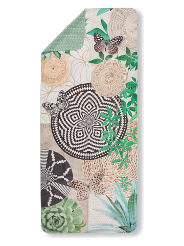 Hip Ręcznik plażowy "Skylar" w kolorze beżowo-zielonym