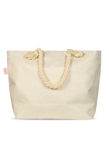 Hip Strandtasche "Asher" in Blau/ Rosa - (B)60 x (H)43 cm