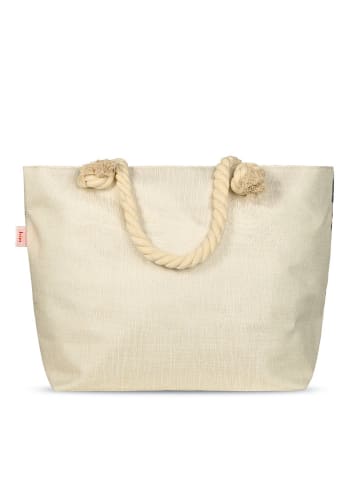 Hip Strandtasche "Palay" in Rosa/ Grün - (B)60 x (H)43 cm