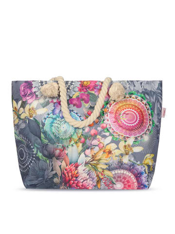 Hip Torba plażowa "Olinga" w kolorze jasnoróżowo-fioletowym - 60 x 43 cm