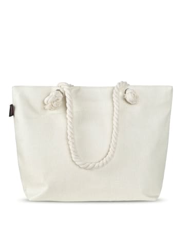Hip Strandtasche "Maelli" in Creme/ Bunt - (B)60 x (H)43 cm