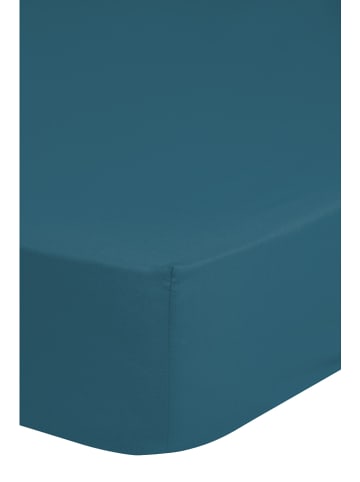 Good Morning Satin-Spannbettlaken in Petrol