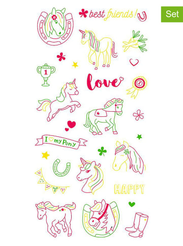 moses. 2-delige set: stickervel ‘Paarden’ meerkleurig - vanaf 3 jaar