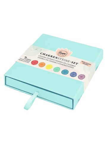 moses. Kamienie czakr (7 szt.) "Omm for you" w różnych kolorach - Ø 3,5 cm