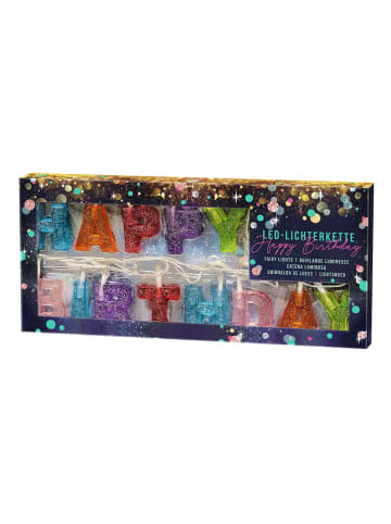 moses. Łańcuch świetlny "Happy Birthday" - dł. 140 cm