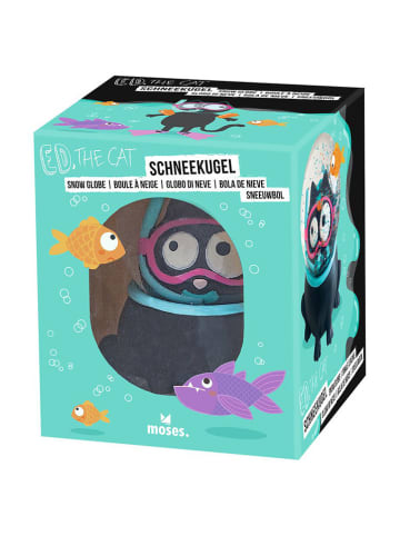 moses. Sneeuwbol "Ed, the Cat" zwart