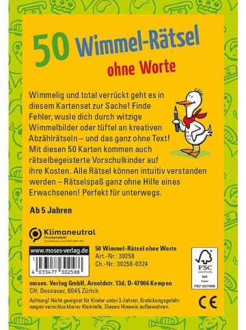 moses. Kaartspel "50 Verborgen Objectpuzzels zonder woorden" - vanaf 5 jaar