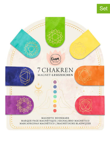 moses. 7-delige set: magnetische bladwijzers "Omm for you" meerkleurig