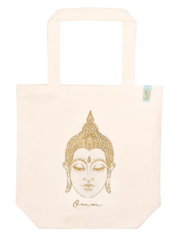 moses. Einkaufstasche "Omm for you" in Creme - (B)37 x (H)38 x (T)13 cm