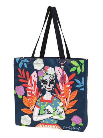 moses. Shopper "Santa Muerte" meerkleurig - (B)37 x (H)38 x (D)13 cm