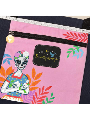 moses. Shopper "Santa Muerte" meerkleurig - (B)37 x (H)38 x (D)13 cm