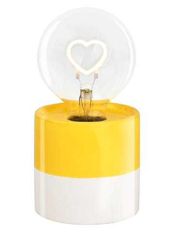 moses. Decoratieve ledlamp geel - (H)17 cm