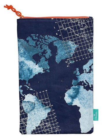 moses. Cosmeticatas "Travelers World" donkerblauw - (L)30 x (B)19 cm