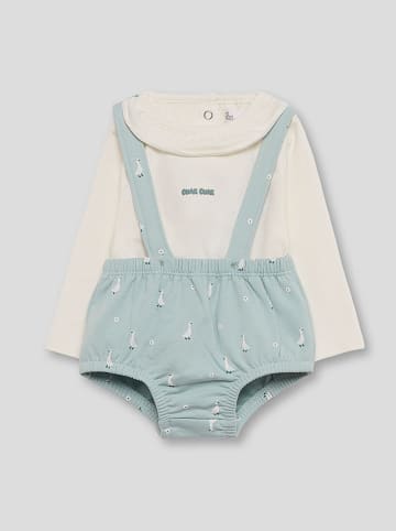 Street MONKEY 2tlg. Outfit in Creme/ Hellblau
