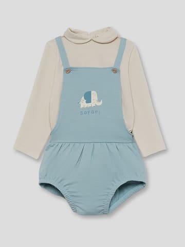 Street MONKEY 2tlg. Outfit in Beige/ Hellblau