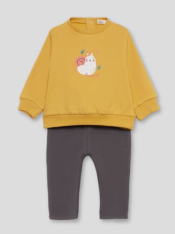 Street MONKEY 2tlg. Outfit in Gelb/ Anthrazit