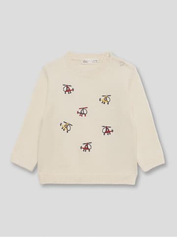 Street MONKEY Sweter w kolorze kremowym