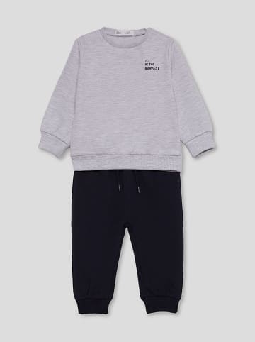 Street MONKEY 2tlg. Outfit in Grau/ Schwarz