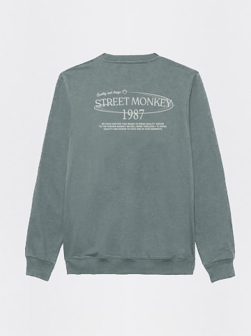 Street MONKEY Sweatshirt in Türkis